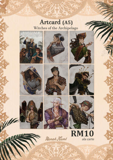 Artcard Witches RM10 per piece